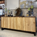 Modern Credenza with vertical doors - Image 6