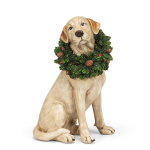 Labrador with Wreath
